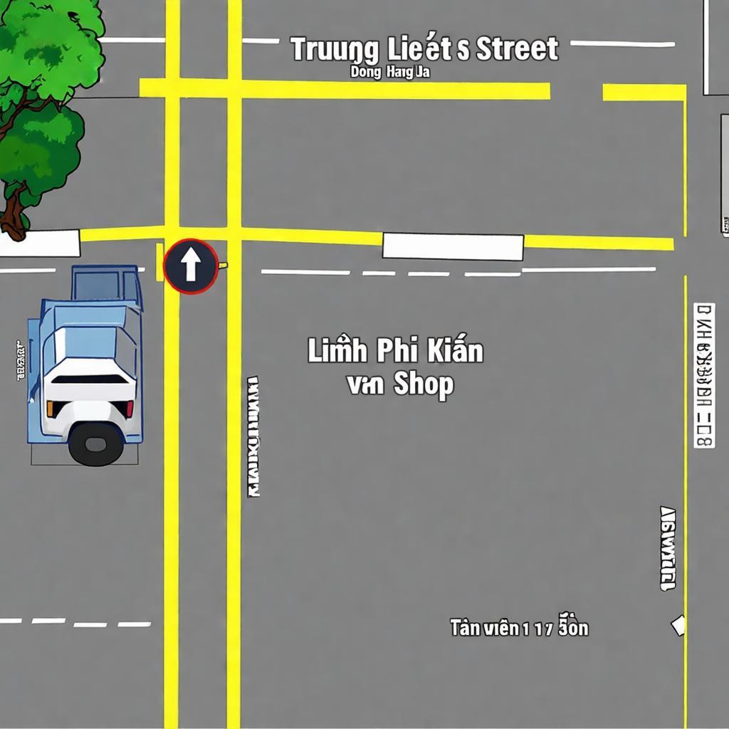 Bản đồ hoặc hình ảnh đường Trung Liệt dẫn đến Linh Phụ Kiện Shop